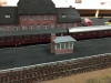 Model af Brande station fra Herningegnens modeljernbaneklub